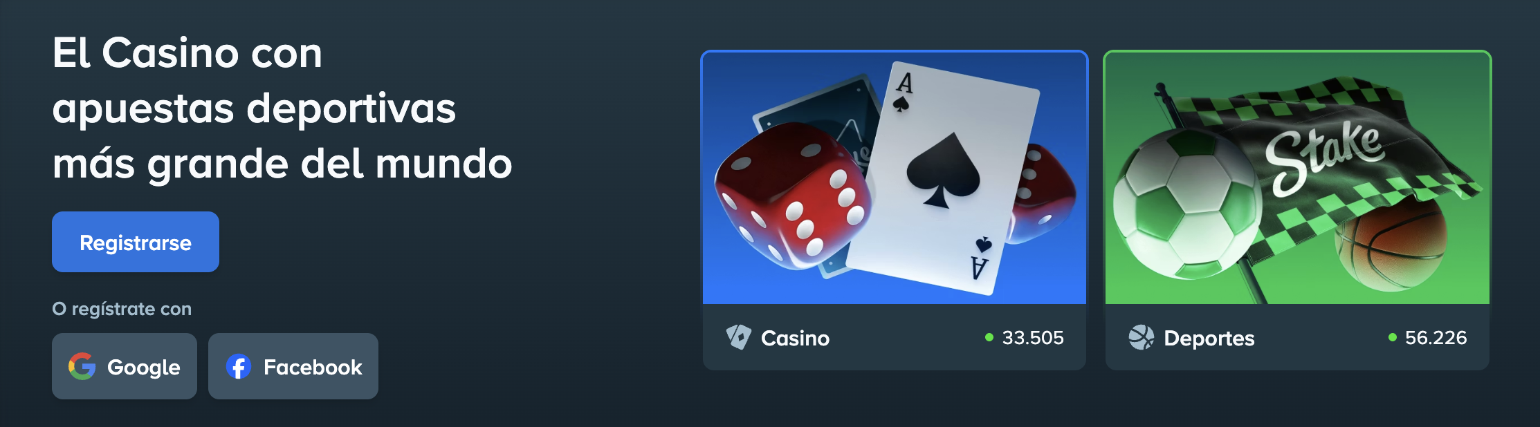 Stake Casino Bono de Bienvenida